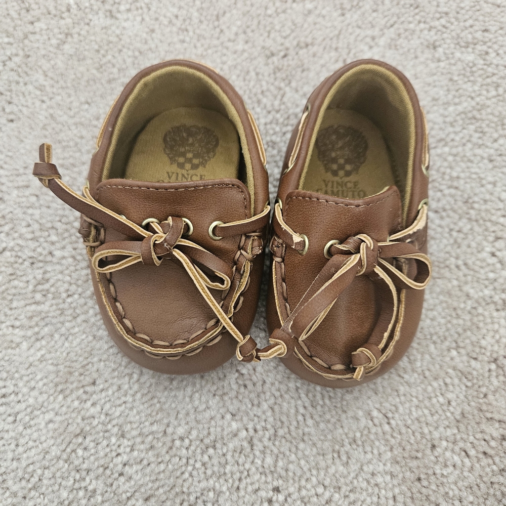 Vince Camuto Tan Kids Moccasins